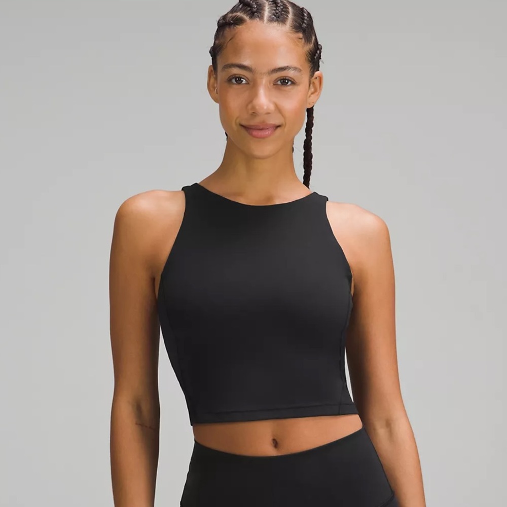 Athleta M support top black